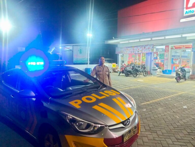 Polsek Polut Intensifkan Patroli Malam, Keamanan Wilayah Tetap Terjaga