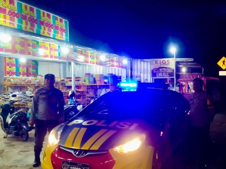 Patroli Biru Polsek Marbo Sasar Titik Rawan, Antisipasi Aksi Kriminal Malam Hari