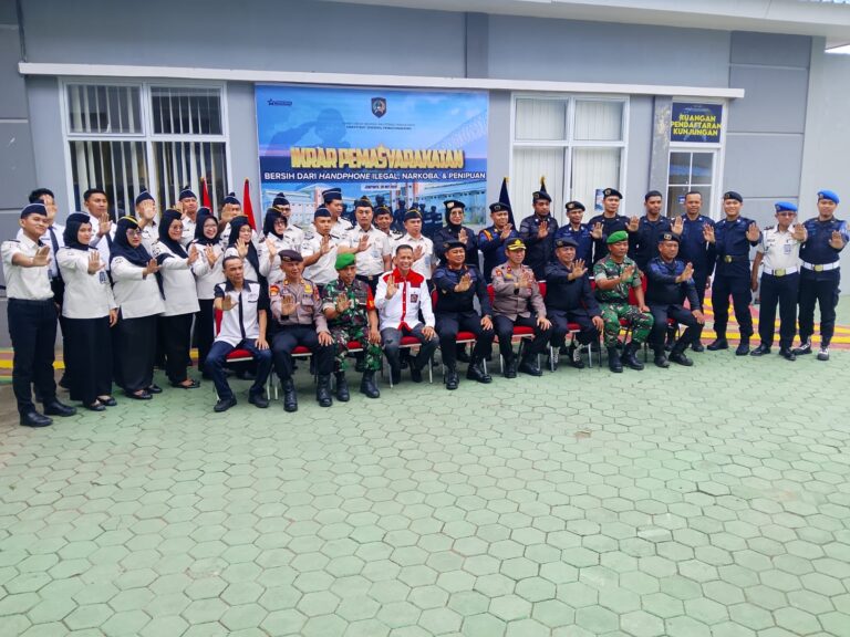 Ketua DPC LAKI Jeneponto Hadiri Ikrar Pemasyarakatan Bersih dari Handphone Ilegal, Narkoba dan Penipuan di Lapas Kelas IIB Jeneponto