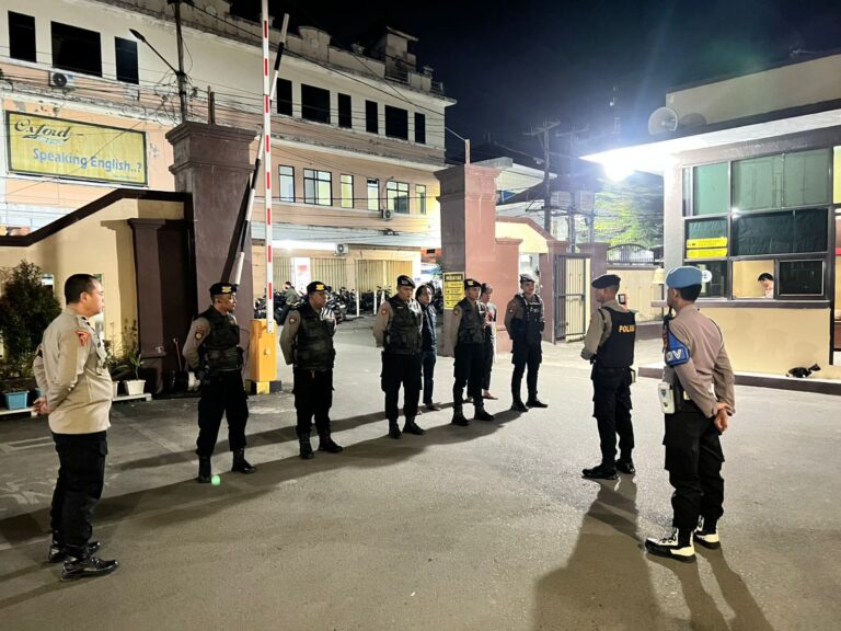 Menjaga Ketenangan Malam Kabupaten Gowa, Polres dan Polsek Jajaran Gelar Cipkon Serentak