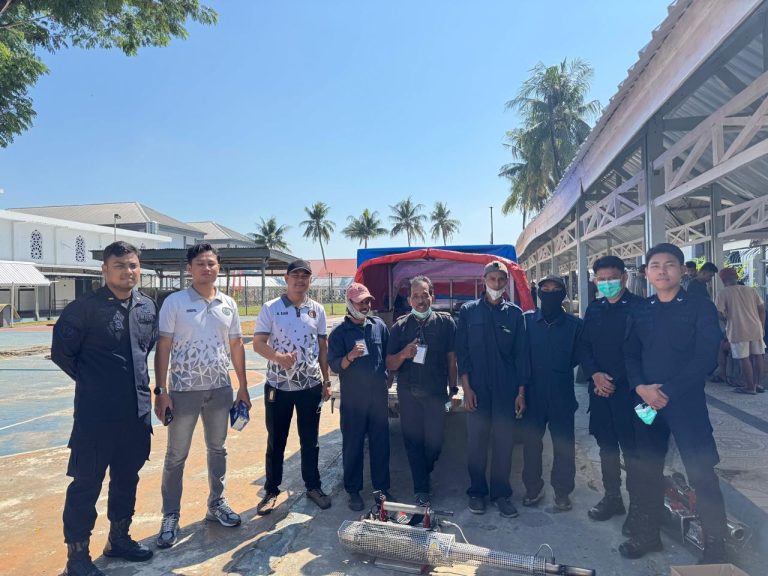 *Lapas Makassar Gandeng Dinas Kesehatan Kota Makassar Laksanakan Fogging*