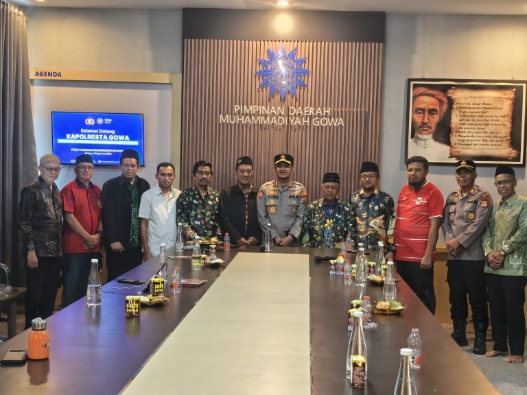 Kapolresta Gowa dan Muhammadiyah Gowa Sepakat Perkuat Edukasi Hukum bagi Pelajar