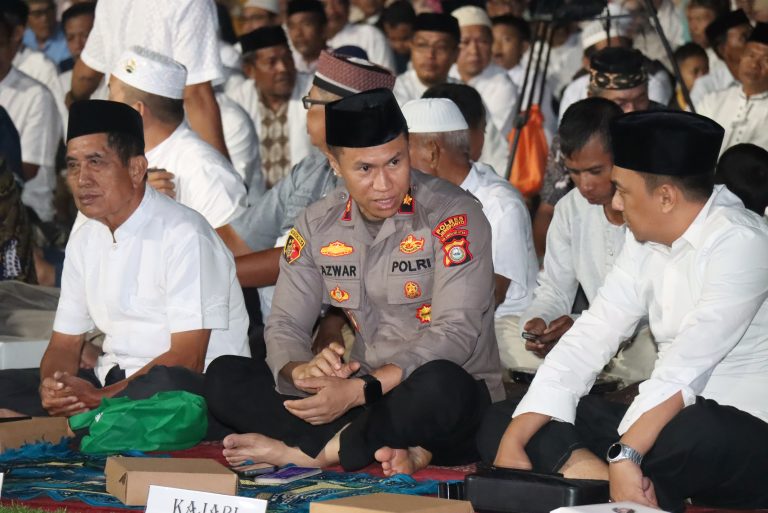 WAKA POLRES JENEPONTO HADIRI TABLIGH AKBAR PERINGATAN MAULID NABI MUHAMMAD SAW 1448 H