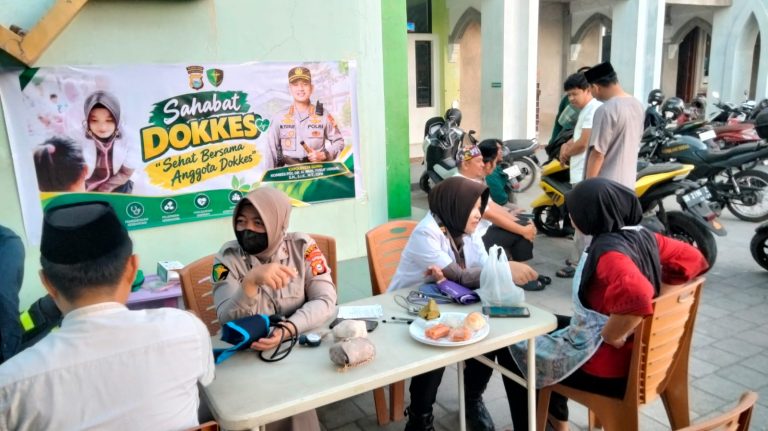 Sie Dokkes Polresta Gowa Hadirkan Program “Sahabat Dokkes”, Berikan Pemeriksaan Kesehatan Gratis kepada Masyarakat