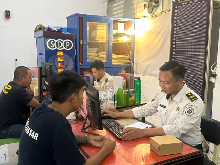 GERAK CEPAT LAPAS MAKASSAR LAKUKAN ASESMEN 332 WBP UNTUK MENDUKUNG PEMBENTUKAN PUSAT REHABILITASI DAN RE EDUKASI