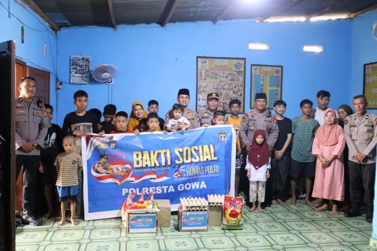 Sambut HUT Humas Polri ke-75, Polresta Gowa Wujudkan Semangat Polri Bersama Masyarakat